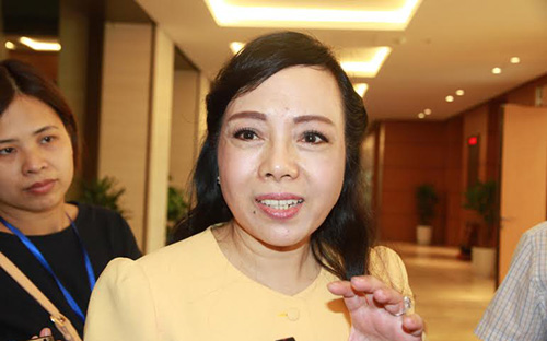 Bộ trưởng Bộ Y tế Nguyễn Thị Kim Tiến.<br>