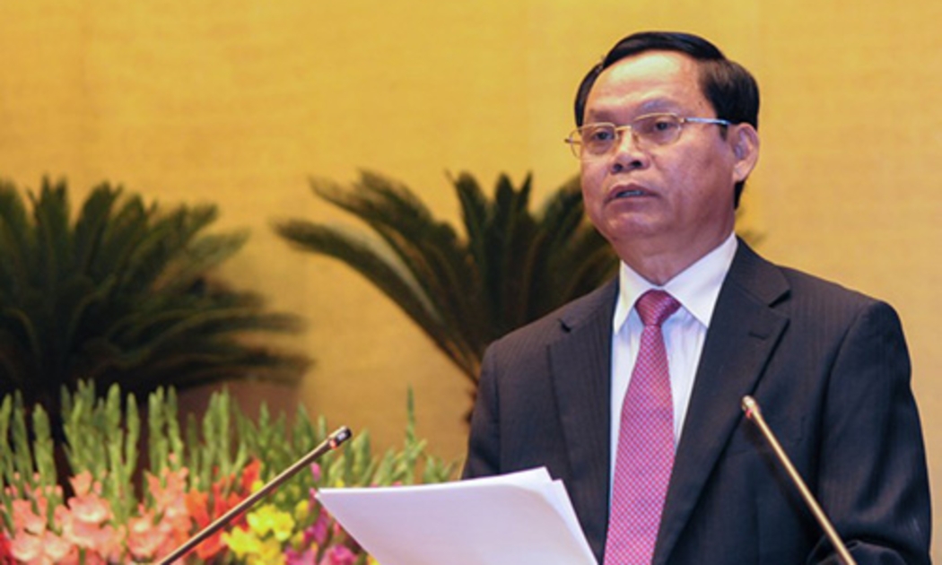 Tổng thanh tra Chính phủ Huỳnh Phong Tranh trình bày báo cáo về công tác phòng chống tham nhũng<br>