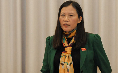 Phó chủ nhiệm Ủy ban Tư pháp Lê Thị Nga.<br>