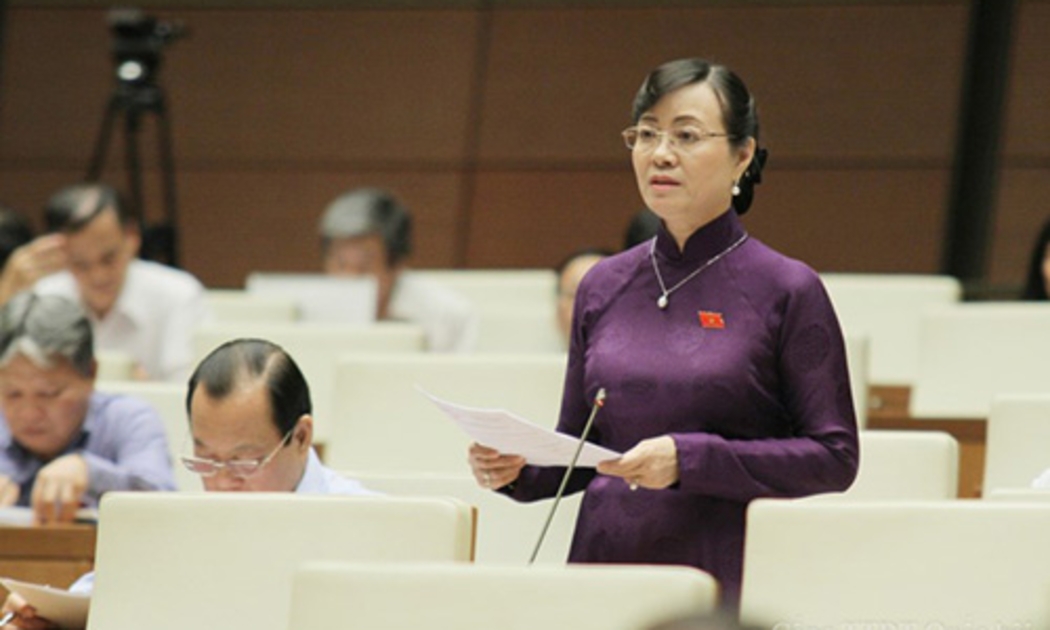 Đại biểu Nguyễn Thị Quyết Tâm (Tp.HCM). 