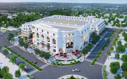 Vincom Shophouse Thái Bình được quy hoạch đồng bộ, gồm trung tâm thương mại Vincom Plaza Lý Bôn và 57 căn nhà phố thương mại đẳng cấp.