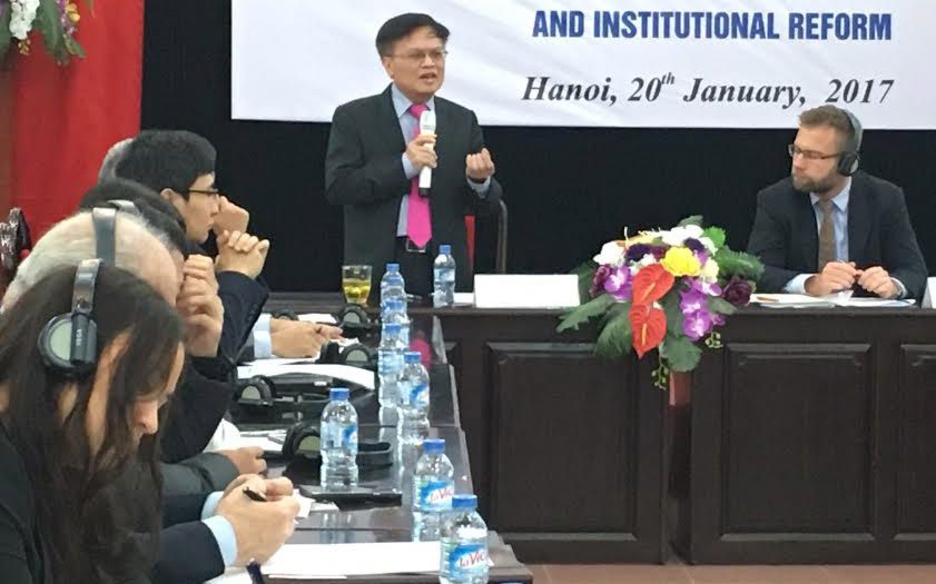 <div style="font-family: 'Times New Roman'; font-size: 15px;">Hội thảo Hiệp định thương mại tự do Việt Nam - EU ngụ ý chính sách và đổi mới thể chế được CIEM tổ chức sáng 20/1</div><div><br></div>