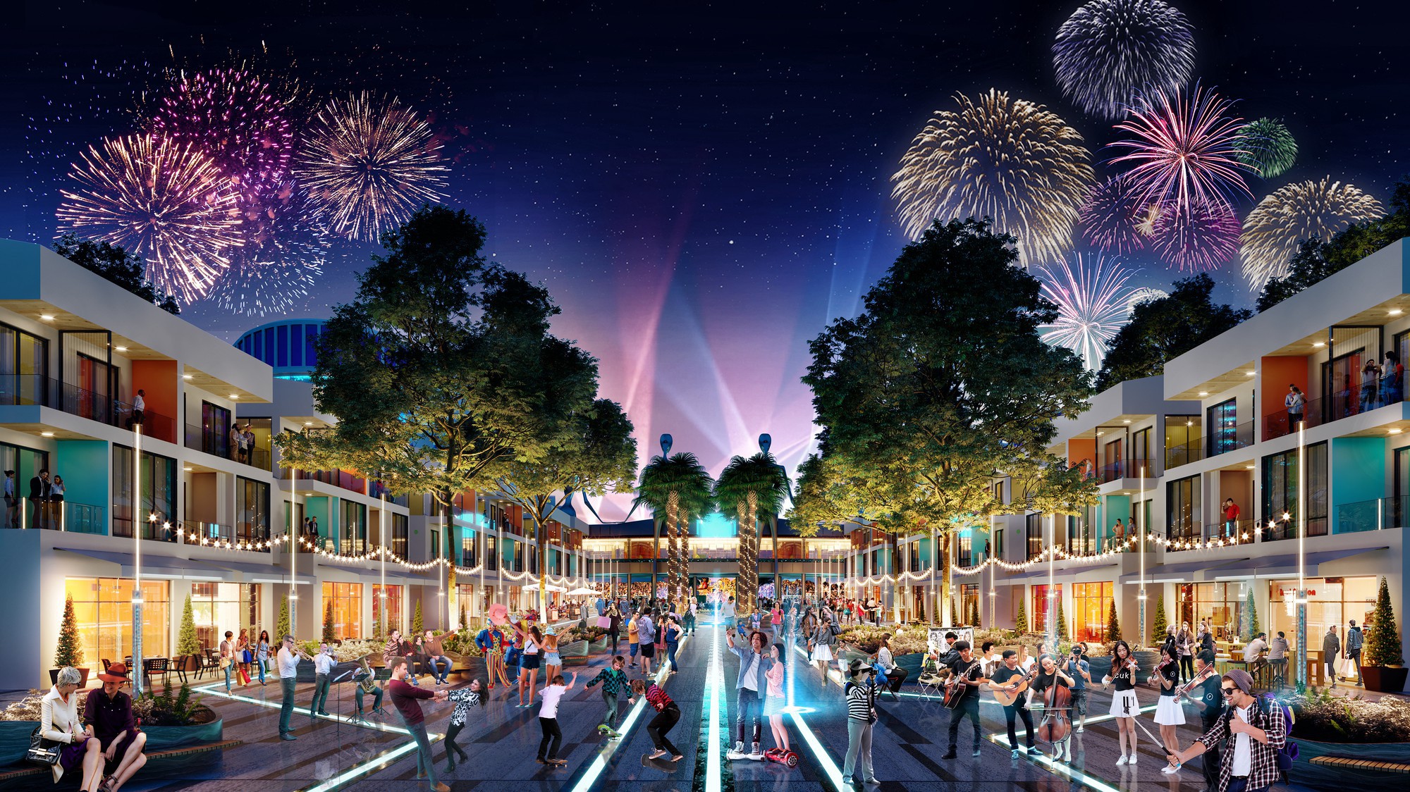 The Arena được xây dựng với kỳ vọng tạo nên sự bùng nổ mạnh mẽ khi đảm nhận vai trò trung tâm cho cả bãi Dài và tạo lực đẩy cho sự phát triển của kinh tế, văn hóa địa phương. 