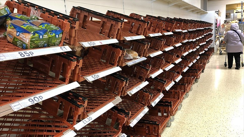 "Brexit cứng" có thể khiến nguồn cung bị ảnh hưởng, giá cả tăng vọt...