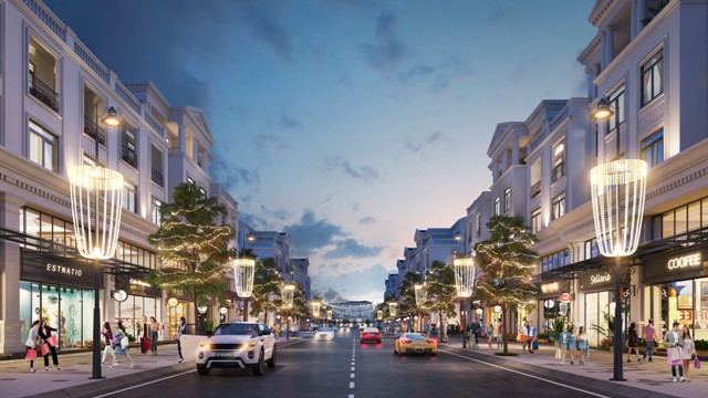 Shophouse ở Vinhomes Marina có diện tích 105-135m2 với mặt tiền rộng, phục vụ tối đa nhu cầu kinh doanh cũng như sinh sống (hình ảnh minh họa).