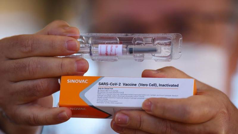 Hình ảnh đầu tiên về vắc-xin Covid-19 của Sinovac Biotech - Ảnh: Weibo