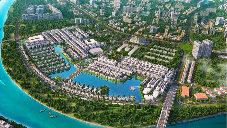 Khu đô thị đồng bộ Vinhomes Marina có tổng diện tích 49,2ha, nổi bật với hệ thống cảnh quan tiện ích đặc sắc, kiến tạo nên một điểm đến mới của Hải Phòng với hồ điều hòa 7,2ha.