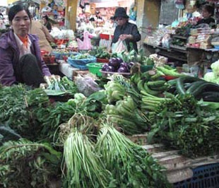 Rau nông dân sản xuất ra hiện có giá bán rất thấp, nhưng các tiểu thương vẫn chẳng hề giảm giá cho người tiêu dùng.