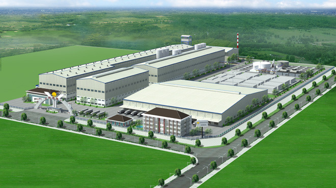 Phối cảnh nhà máy giấy Đại Dương.