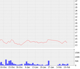 Biểu đồ diễn biến giá cổ phiếu DC4 - Nguồn: VNDS.