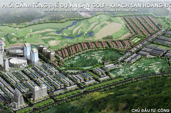 Phối cảnh tổng thể của dự án.