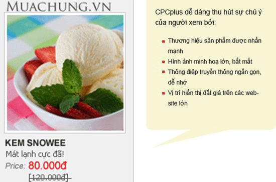 Hình ảnh sản phẩm CPC Plus của Admicro.