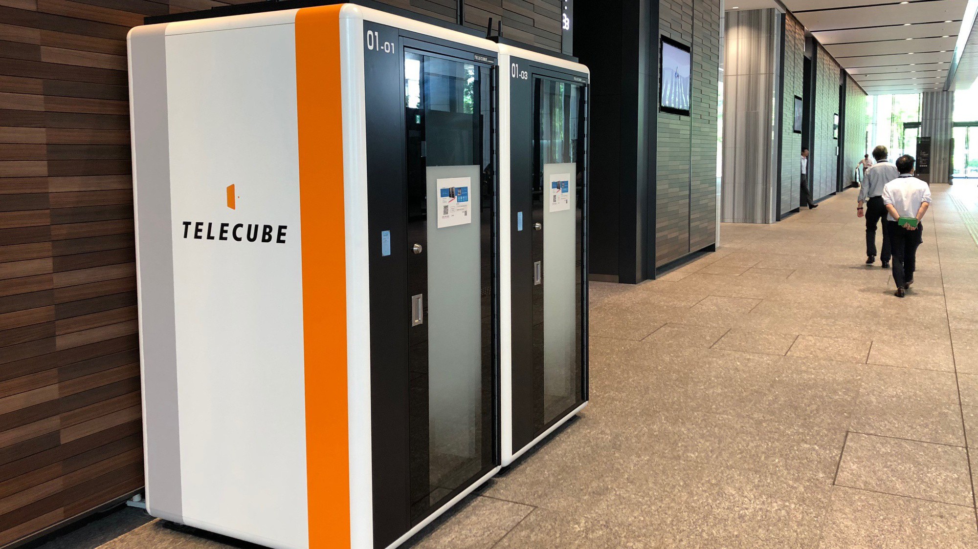 Văn phòng mini Telecube tại Nhật - Ảnh: Bloomberg.