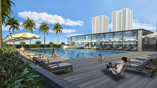 Mon City có tổng diện tích 6,7ha, nằm trọn vẹn tại trung tâm hành chính và thương mại Mỹ Đình.