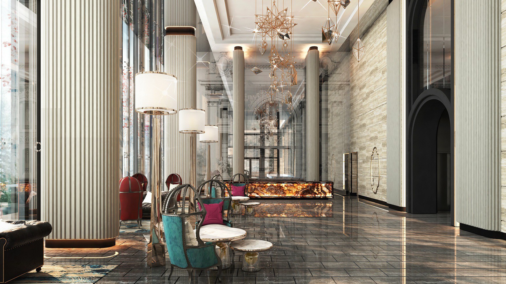 Thiết kế nội thất mang hơi thở cổ tích.