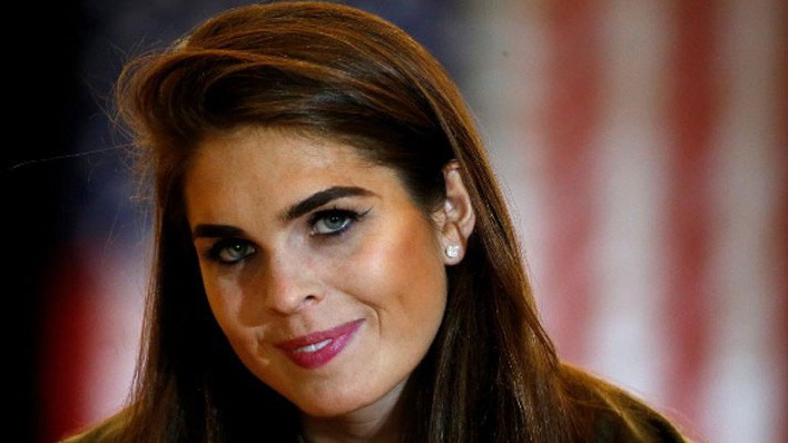 Bà Hope Hicks, Giám đốc truyền thông sắp từ chức của Nhà Trắng - Ảnh: Reuters.