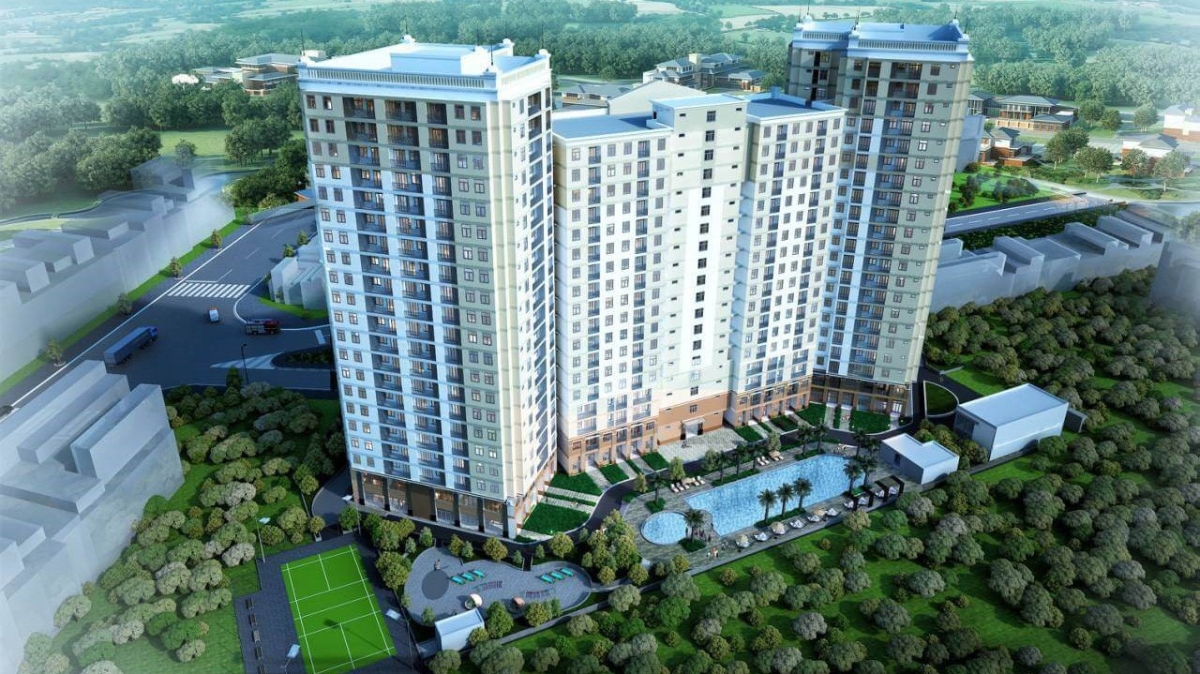 Phối cảnh khu phức hợp Centum Wealth.