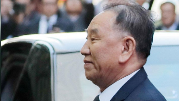 Tướng Kim Yong Chol của Triều Tiên đến một khách sạn ở New York ngày 30/5 - Ảnh: Reuters.