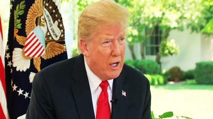 Tổng thống Mỹ Donald Trump trả lời phỏng vấn hãng tin CNBC.