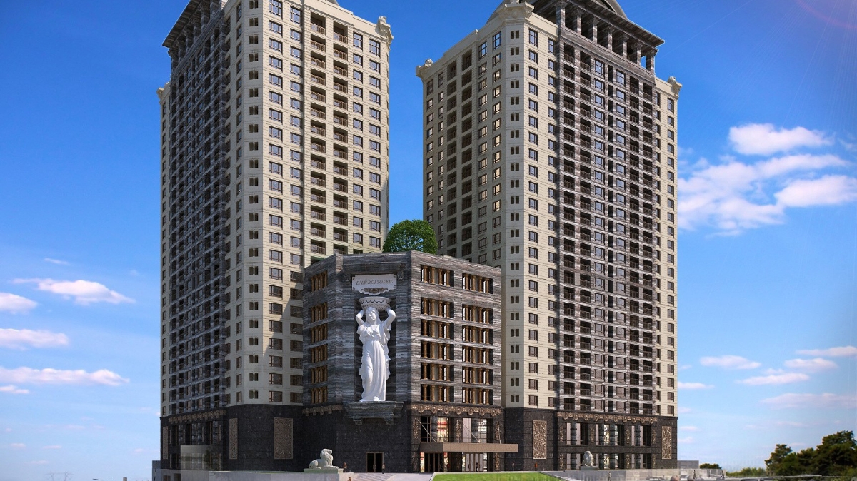 Được lấy cảm hứng từ hình tượng "vua mặt trời Louis XIV", dự án D'. Le Roi Soleil mang một vẻ đẹp nguy nga với lối kiến trúc Tân cổ điển châu Âu thế kỷ XVIII.