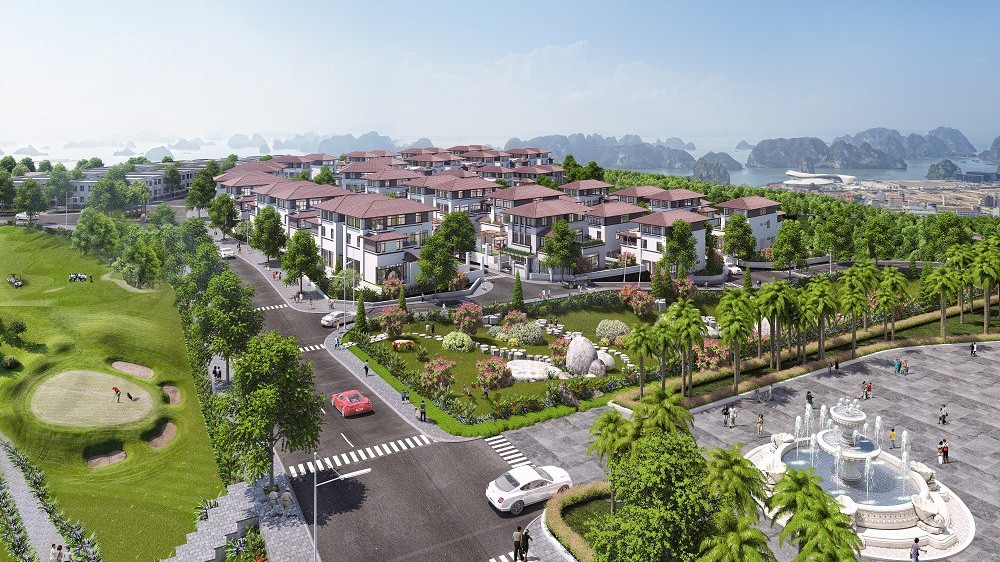 Tọa lạc tại vị trí đắc địa trên đồi Văn Nghệ, Royal Park có tầm nhìn hoàn hảo xuống vịnh Hạ Long.