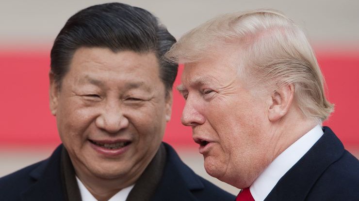 Chủ tịch Trung Quốc Tập Cận Bình (trái) và Tổng thống Mỹ Donald Trump - Ảnh: Getty/CNBC.