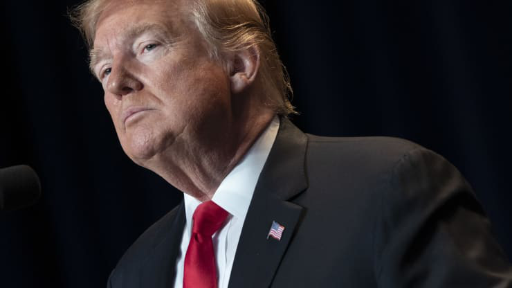 Tổng thống Mỹ Donald Trump - Ảnh: Getty/CNBC.