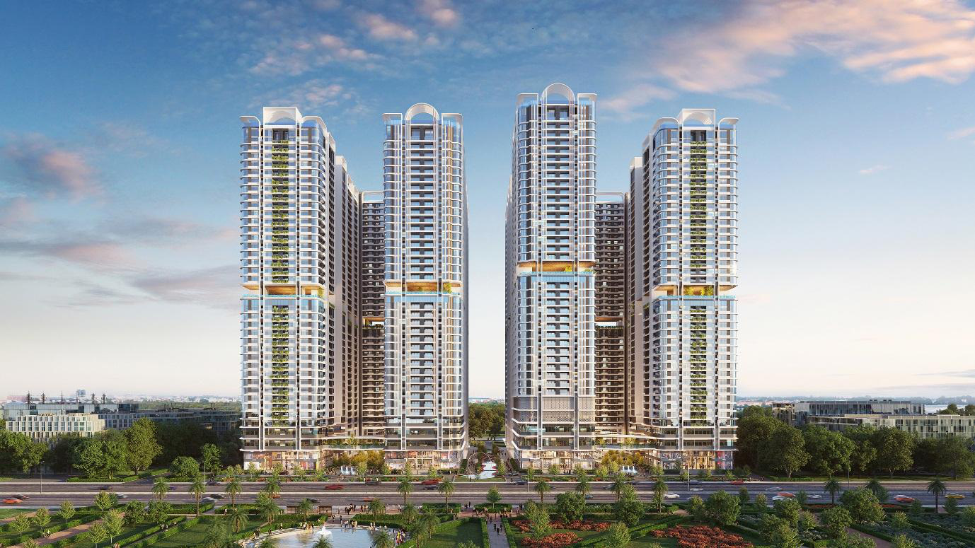 Phối cảnh phức hợp thương mại và căn hộ cao cấp Astral City