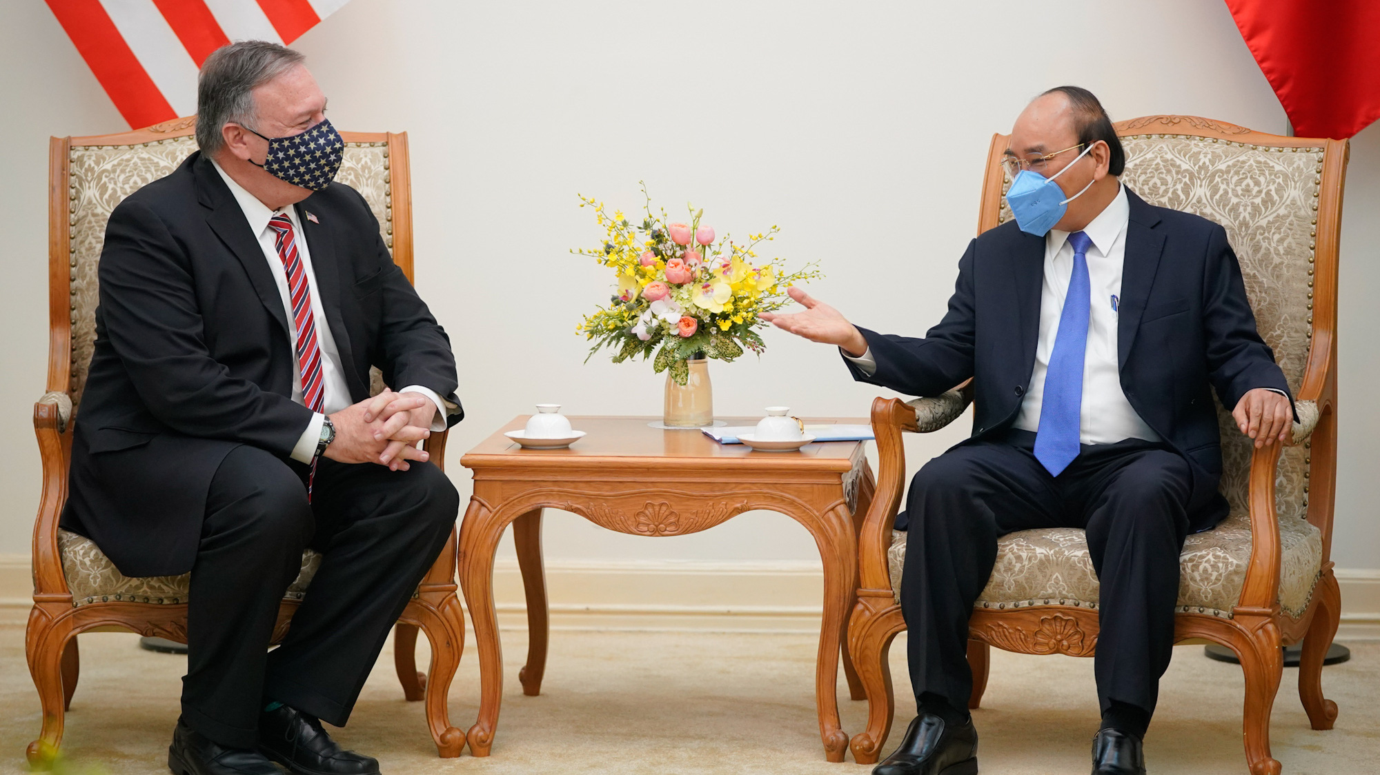 Thủ tướng Nguyễn Xuân Phúc tiếp Ngoại trưởng Mỹ Michael Pompeo ngày 30/10 - Ảnh: VGP.