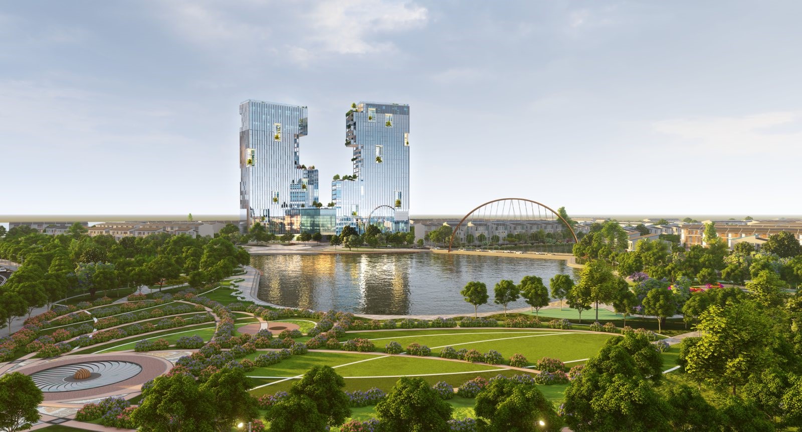 Tháp đôi Lighthouse của Ecopark Hải Dương đạt đẳng cấp 5 sao vừa được triển khai tại Hải Dương.