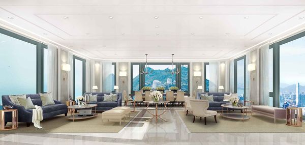 Bên trong căn nhà cho thuê với giá 2 triệu USD/năm - Ảnh: Bloomberg.