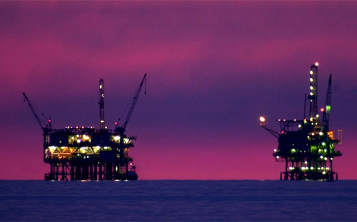 Giàn khoan dầu trên Vịnh Mexico - Ảnh: Getty.<br>