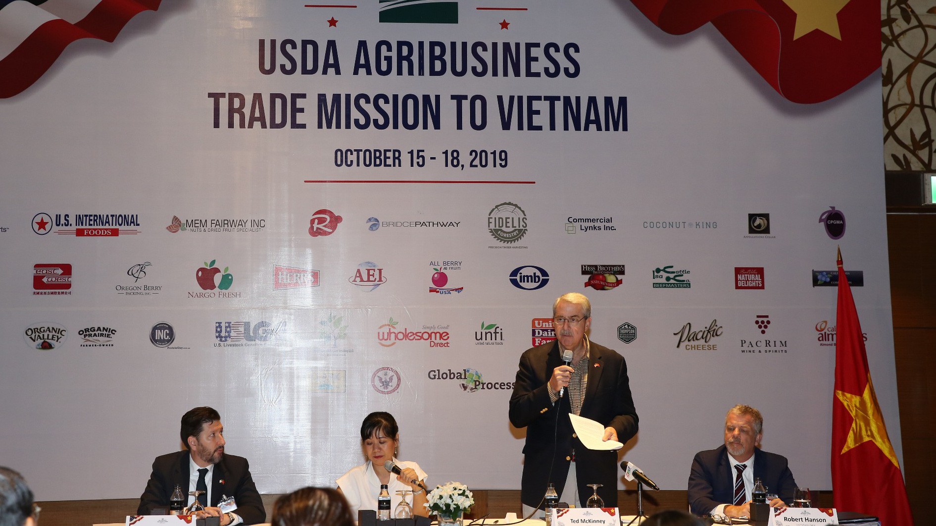 Thứ trưởng Bộ Nông nghiệp Hoa Kỳ Ted McKinney. Ảnh: VGP/Mạnh Hùng