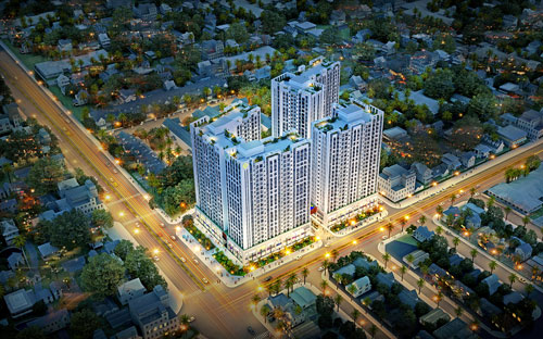 Phối cảnh tổng thế dự án RichStar.