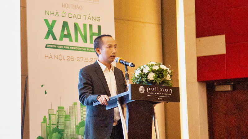 Ông Đỗ Đức Đạt – Chủ tịch Hội đồng Quản trị Tập đoàn Capital House cam kết 100% các dự án cao tầng tiếp theo của tập đoàn sẽ đạt tiêu chuẩn xanh EDGE.