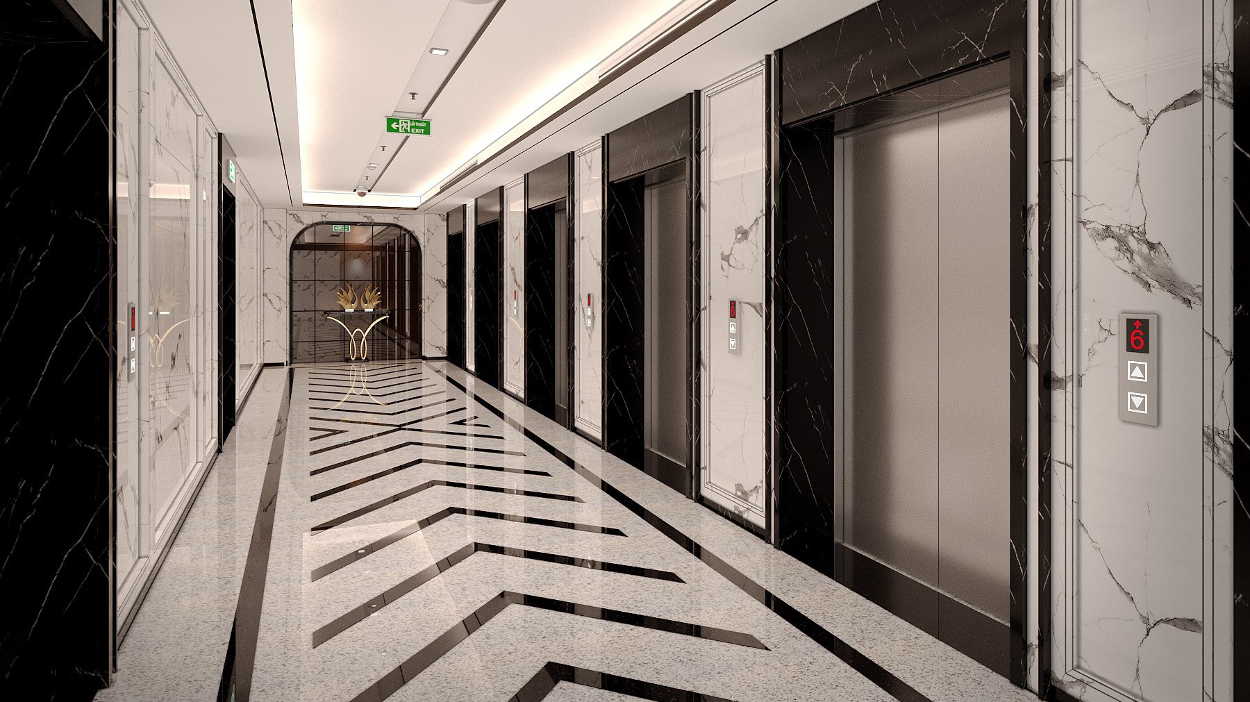 Thiết kế của King Palace được chăm chút đến từng cho tiết nhỏ.