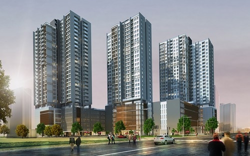 Xi Grand Court được đầu tư xây dựng thành 4 tòa nhà: 3 tòa nhà căn hộ 
chung cư (528 căn hộ) và 1 tòa nhà căn hộ dịch vụ thương mại. 