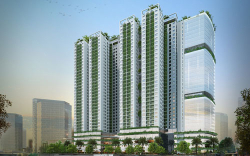 Ecolife Capitol nằm 
trên khu đất rộng 10.622 m2, với mật độ xây dựng khoảng 38%, được thiết 
kế gồm 3 toà tháp cao từ 34 đến 36 tầng với hơn 700 căn hộ cao cấp.