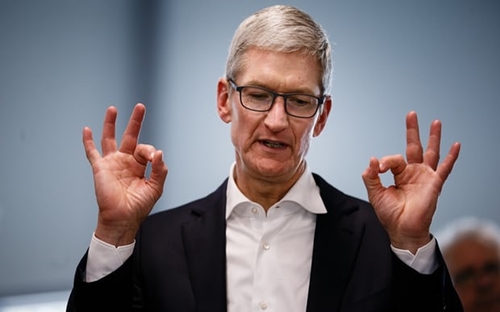 CEO Tim Cook của Apple - Ảnh: Telegraph.<br>
