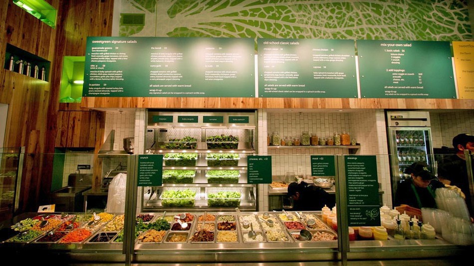 Một nhà hàng Sweetgreen.