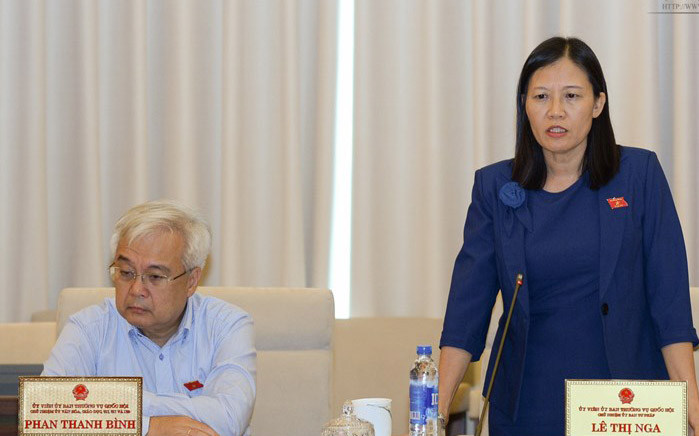 Chủ nhiệm Ủy ban Tư pháp Lê Thị Nga nhận xét, so với các lĩnh vực đường bộ, đường không thì 15 năm lại đây đường sắt phát triển chậm nhất.