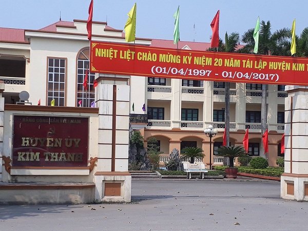 Trụ sở Huyện ủy Kim Thành, Hải Dương.<br>