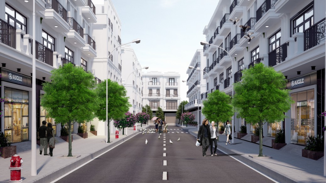 Các căn nhà phố được thiết kế thông minh và có tầm nhìn đẹp, ôm trọn không gian xanh của nội khu và ngoại khu.