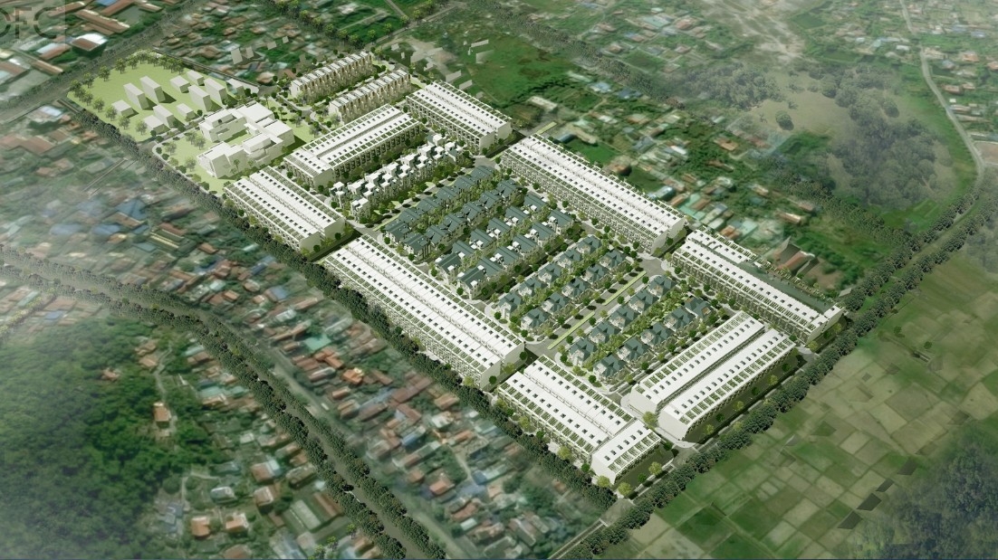 Dự án được xây dựng trên tổng diện tích đất hơn 127 ha với 353 lô đất liền kề, 86 lô đất biệt thự. 