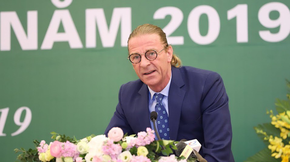 Ông Dominic Scriven, Chủ tịch Dragon Capital - Ảnh: Quang Phúc.