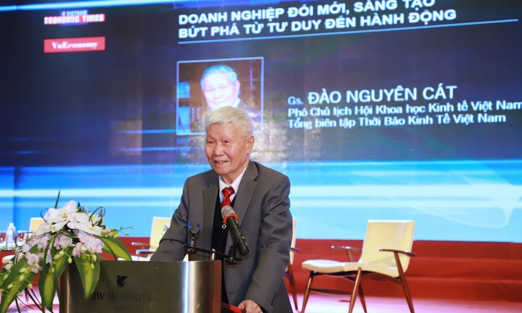 GS. Đào Nguyên Cát - Phó Chủ tịch Hội Khoa học Kinh tế Việt Nam - Tổng biên tập Thời báo Kinh tế Việt Nam.