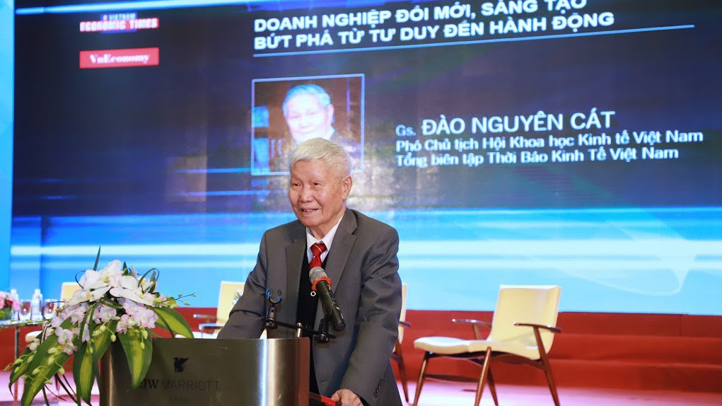 GS. Đào Nguyên Cát - Phó Chủ tịch Hội Khoa học Kinh tế Việt Nam - Tổng biên tập Thời báo Kinh tế Việt Nam.