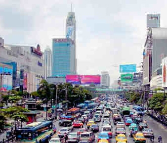 Một góc thủ đô Bangkok của Thái Lan.