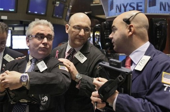 Trong ngày giao dịch, Nasdaq luôn giữ vị thế phía trên so với S&P 500 và Dow Jones về biên độ tăng điểm - Ảnh: AP.