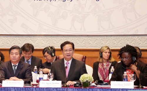 Thủ tướng Nguyễn Tấn Dũng phát biểu tại Diễn đàn Đối tác Phát triển Việt Nam